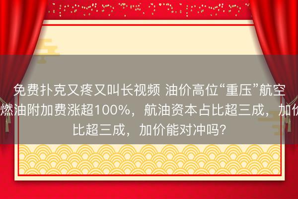 免费扑克又疼又叫长视频 油价高位“重压”航空业：有航司燃油附加费涨超100%，航油资本占比超三成，加价能对冲吗？